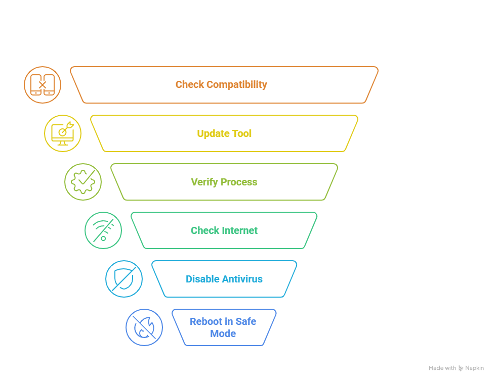 GSMNEO FRP Tool Troubleshooting